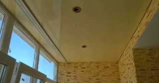 Натяжной потолок на балкон Пятигорск, цена 6200 руб.